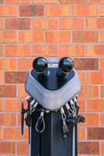 Borne à vélo sur le campus de l'UdeM.