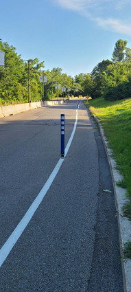 Piste cyclable.
