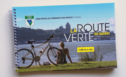 Livret de la route verte du Québec.
