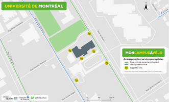 Carte PDF - Aménagements cyclistes campus Laval.