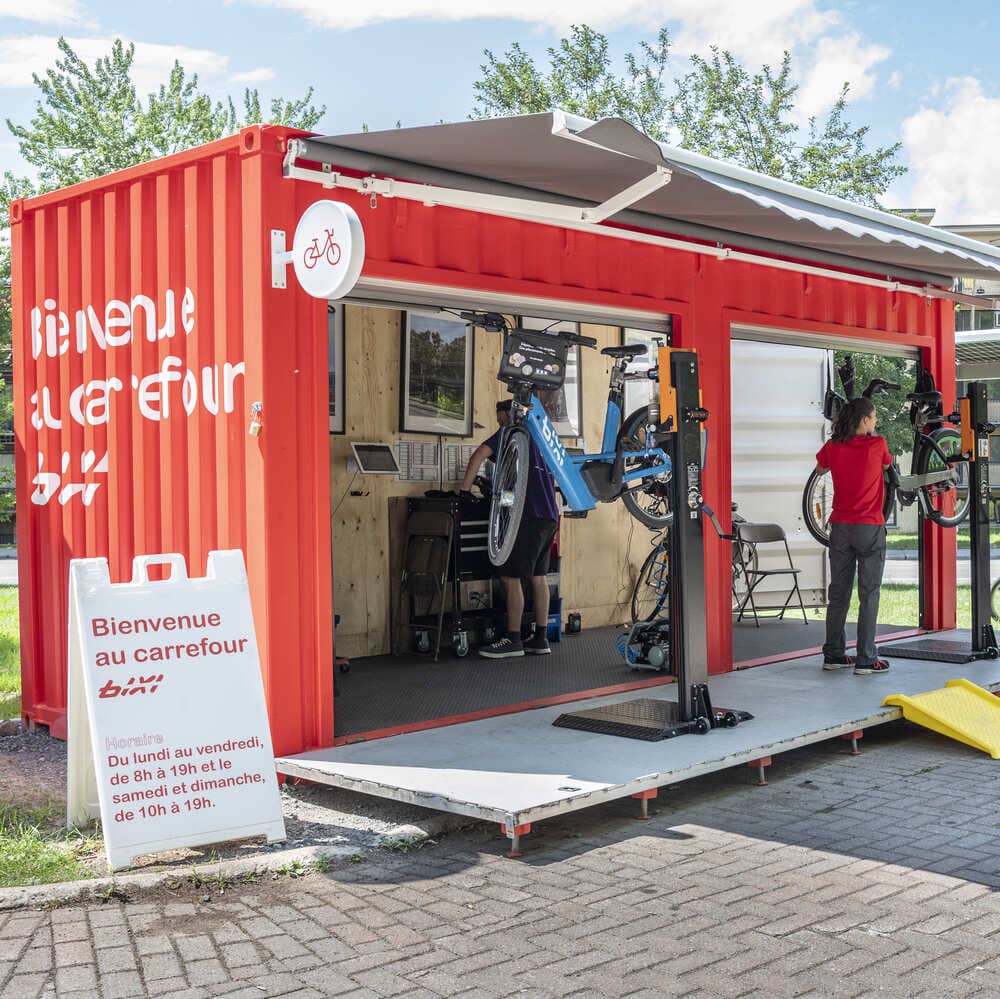 Conteneur Carrefour Bixi.